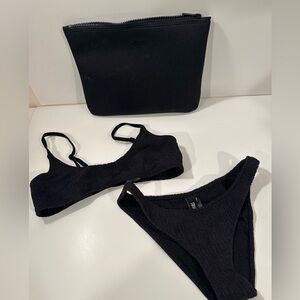 Triangl Black Maci Bikini Set- Size Small